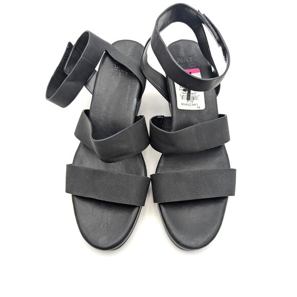 Naturalizer Priya Wedge Sandal Women's Ankle Strap Black Size US9.5M EU40.5 - Picture 13 of 13